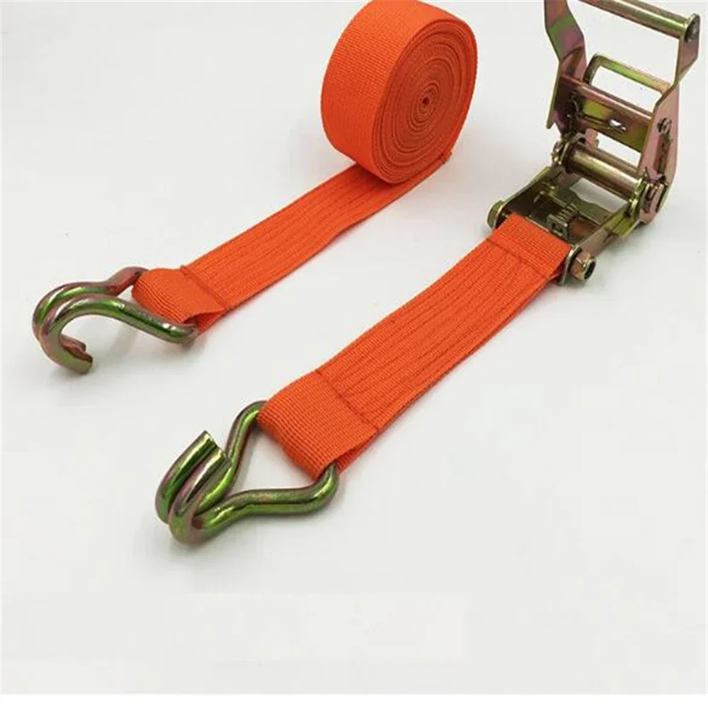 Cargo bundle with tensioner fixed tightener rope retractor double hook webbing section 3.8CM1 meter