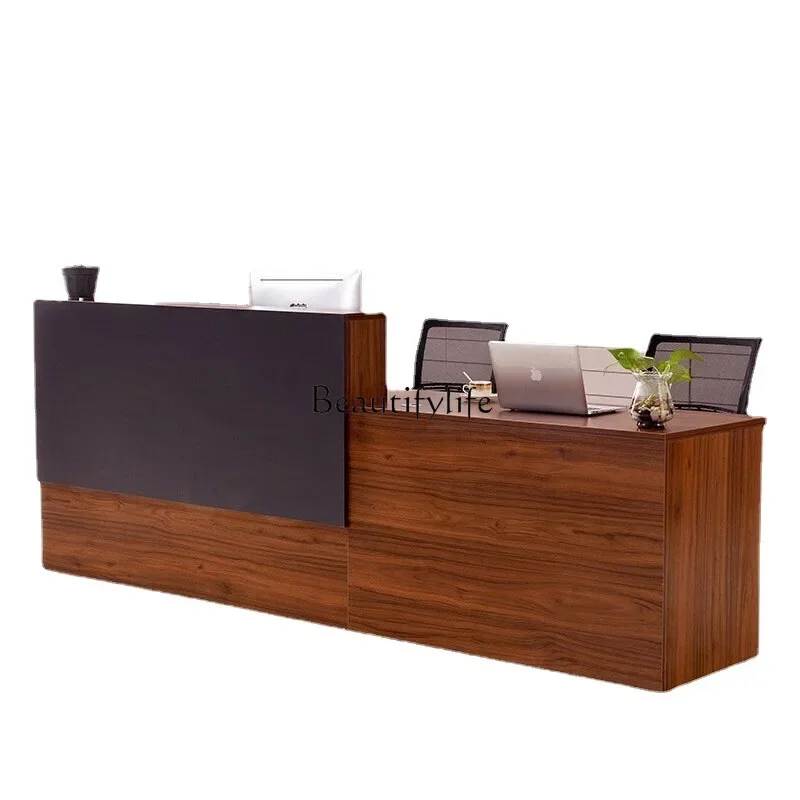 

D33Company Стойка регистрации Отель Добро пожаловать Простой современный панельный стол обслуживания