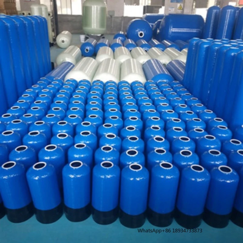 อุตสาหกรรม Frp ตัวกรองความดันเรือความดันถังน้ําทรายกรอง 1054 Frp ถังสําหรับ Softener Water Treatment