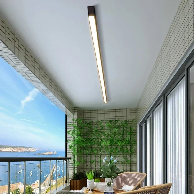 لا يوجد شريط إضاءة رئيسي، ضوء خطي، إضاءة LED بسيطة لغرفة النوم، إضاءة خلفية جدارية، سقف غرفة المعيشة #5