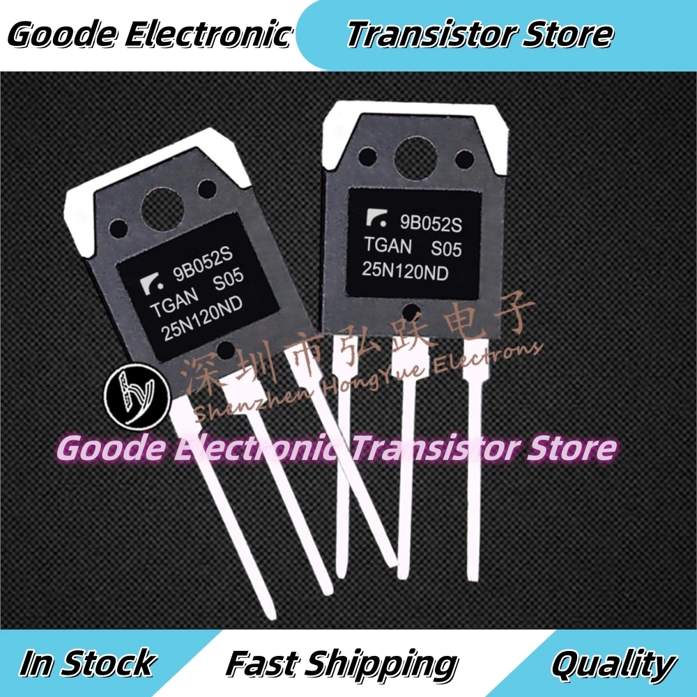 10PCS TGAN25N120ND 25N120ND TO-3P 25A1200V    Best Quality Fast Shipping