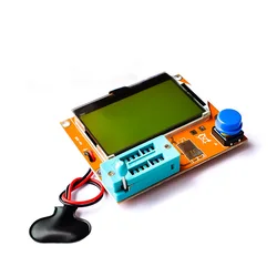 ESR Meter Transistor Tester Digital LCR Mega328 V2.68 ESR-T4 Diode Triode Capacitance MOS/PNP/NPN LCR 12864 LCD Screen Tester