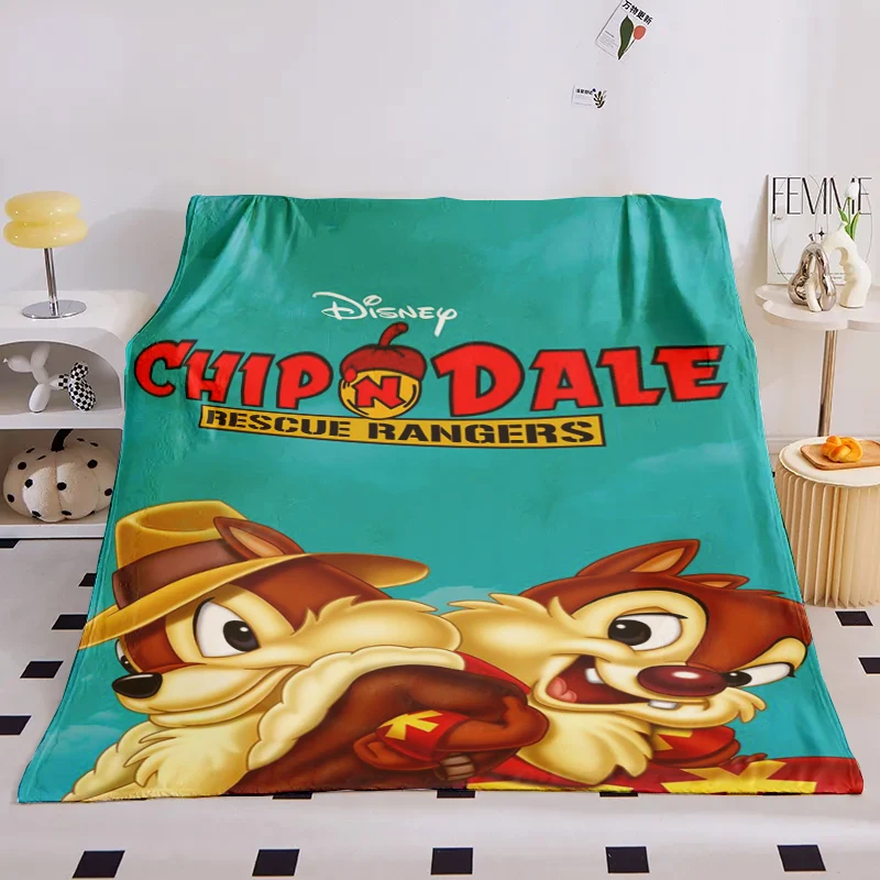 

30 Style Disney Cartoon Chip 'n Dale Blanket Plush Blanket 4 Season Fluffy Plush Soft Bed break Portable Fashion Office Blankets