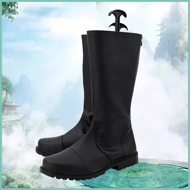 Luke Skywalker คอสเพลย์ Luke สีดํารองเท้าสําหรับชายฮาโลวีน Carnival