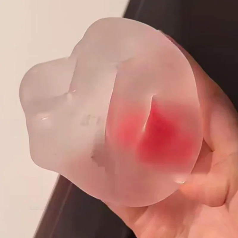 1 Piece Relieve Stress And Vent Anger Props Strawberry Mochi Squeeze Toys Slow Rebound Stress Relief Toy For Friends