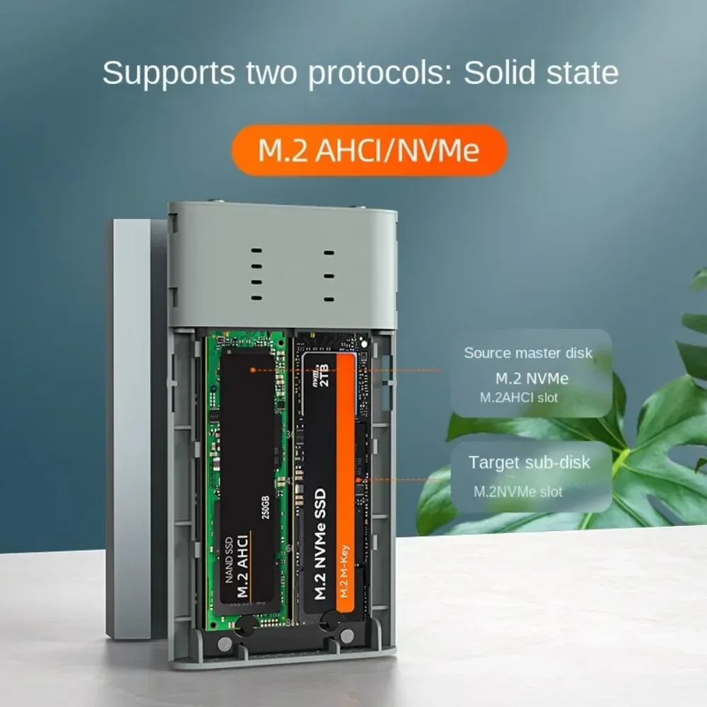 Адаптер корпуса NVMe SSD MAIWO M2 NVMe для мобильного телефона с поддержкой чехла NVMe/AHCI 20 Гбит/с в внешний корпус NVMe PCIe с офисным клоном