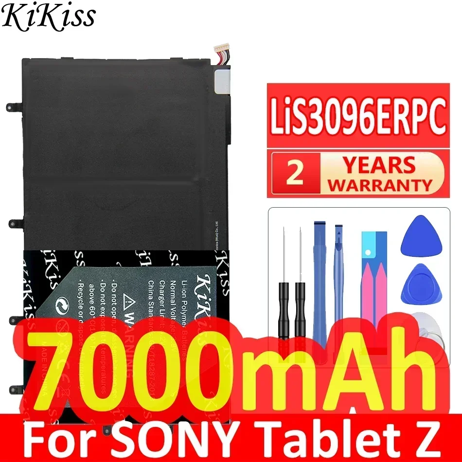 KiKiss Battery lis3096erpc 7000mAh For SONY Tablet Z SGP311 SGP312 SGP341