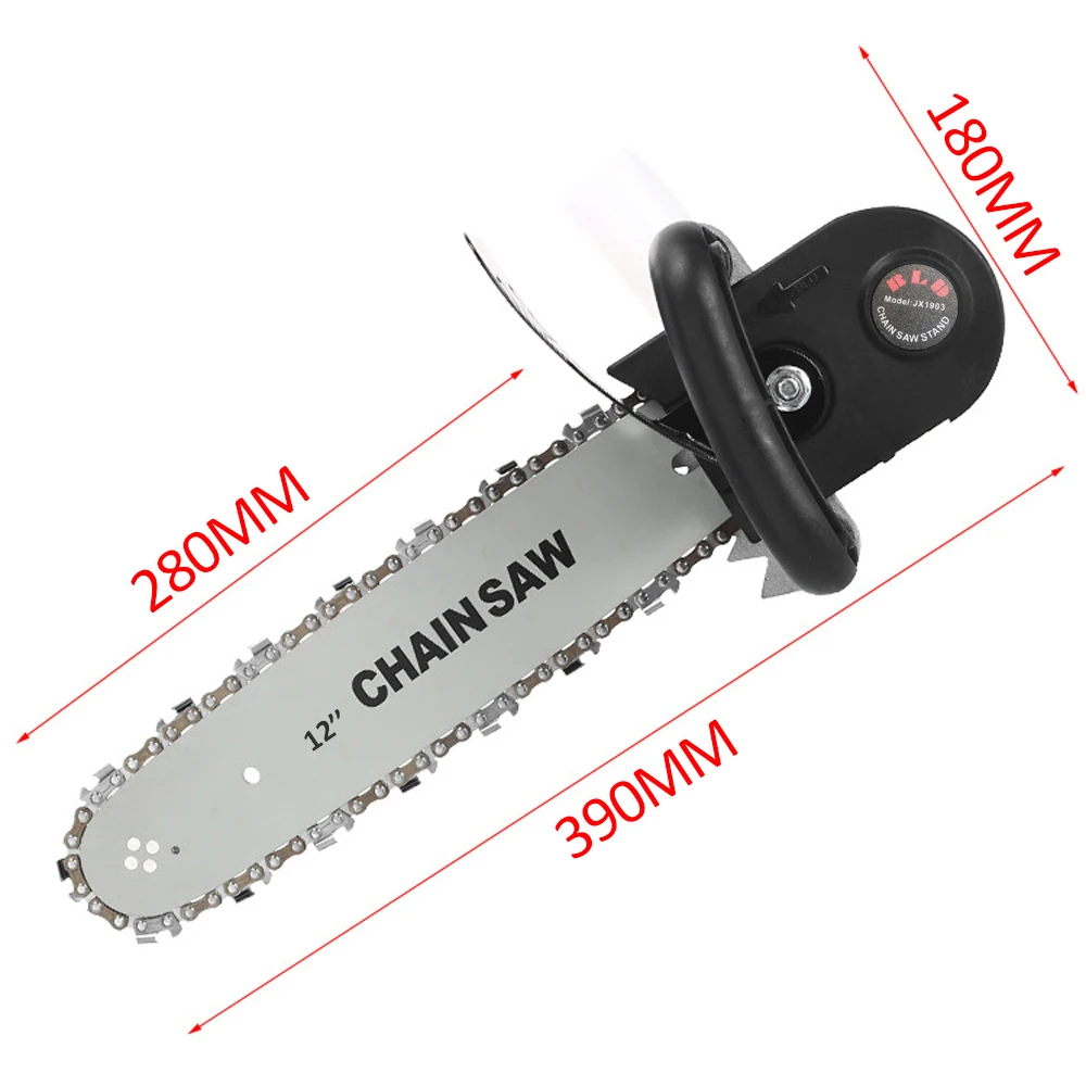 DIY Electric chain saw 11.5 Inch Chainsaw Bracket Set High Carbon Steel For Electric Angle Grinder To Chain Saw Woodworking Tool