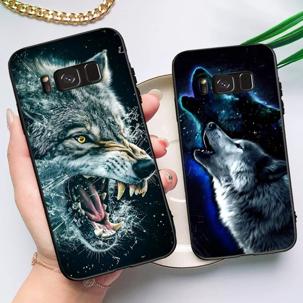 

Animal The Wolf Howl Phone Case For Samsung Note 8 9 10 20 Pro Plus Lite M 10 11 20 30 21 31 51 A 21 22 42 02 03