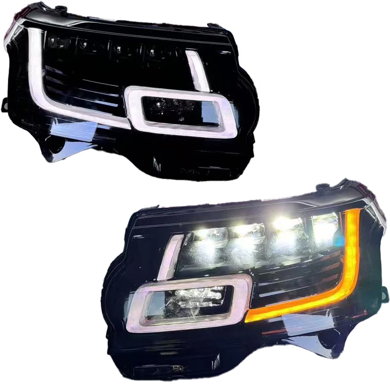 

For 2013-2017 for Range Rover LED Headlight Retrofit Upgrade Kit Plug Play No Bumper Change Needed New Condition 6000k Color2025