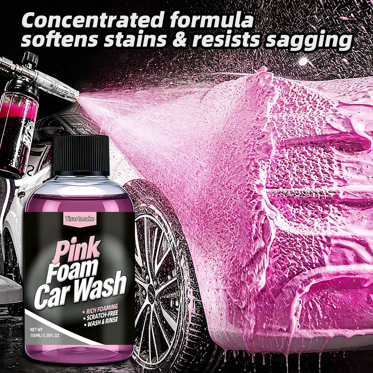 Car Wash Active Foam Touchless Color Shampoo Soap Snow Foam For Automatic Car Care Wash Cleaner