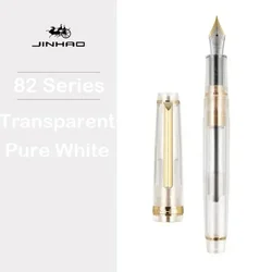 JINHAO 82 Luxury Fountain Pen All Colour 0.7/0.5/0.38mm Nib Business Office Student School Supplies Stationery Pens for Writing
