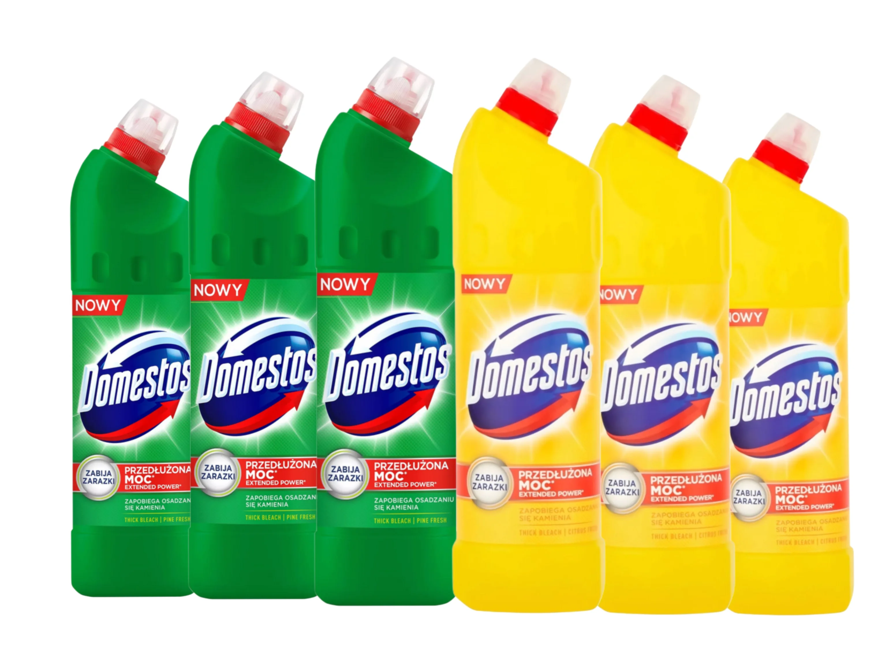 DOMESTOS Liquid for WC CITRUS + PINE 6x750 ml