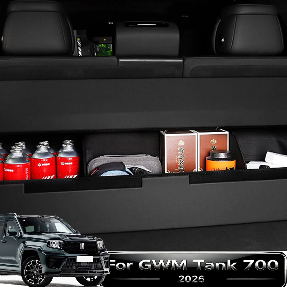 Fit For GWM Tank 700 2026 Car Hi4-T Trunk Storage Box Foldable Cargo Organizer Auto Decorative Modification Custom Accessories