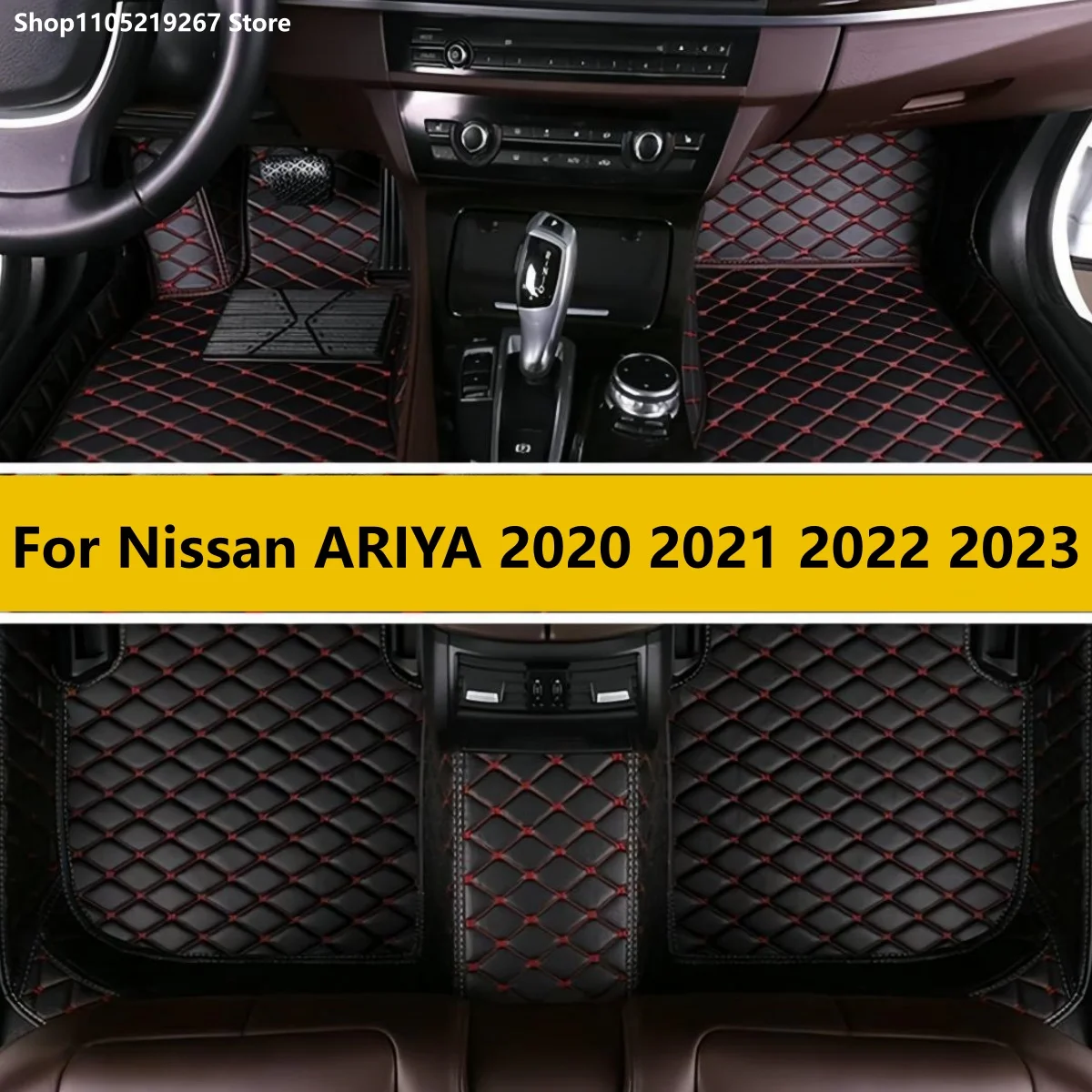 

Custom Car Floor Mats For Nissan ARIYA 2020 2021 2022 2023 Auto Carpets Foot Coche Accessorie