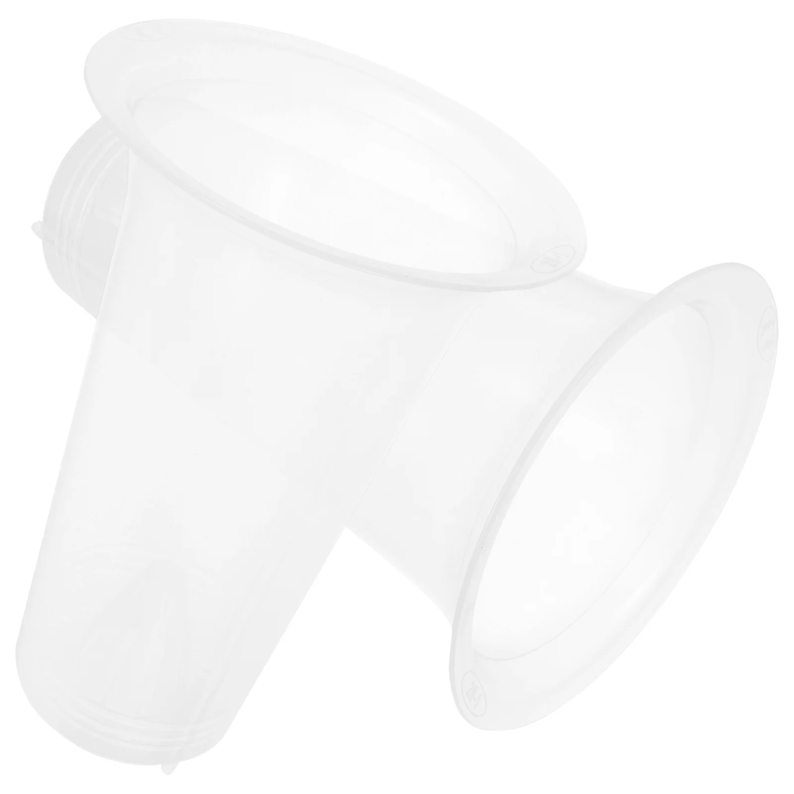 

2 Pcs Clear chid Pots Flower Containers Ventilation Planters for Plants Small Potting Breathing Drainage Holes