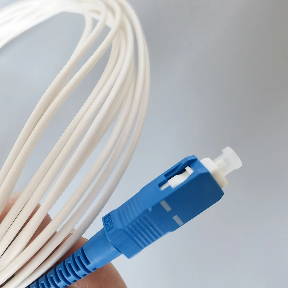 Kabel światłowodowy SC/UPC-SC/UPC 2.0mm FTTH kabel krosowy światłowodowy jednomodowy Simplex wewnętrzny przedłużacz 5M/10M Fibra Optica