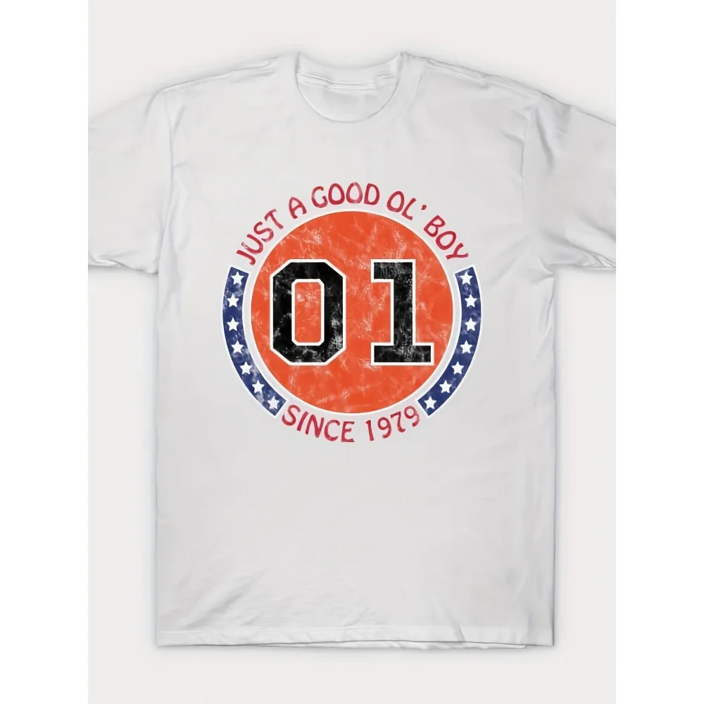 

Винтажная футболка Dukes of Hazard 1979 года — футболка с графическим принтом, вдохновленным телешоу, в стиле ретро, с надписью "Just A Good Ol' ", из плотного чистого хлопка, с круглым вырезом.