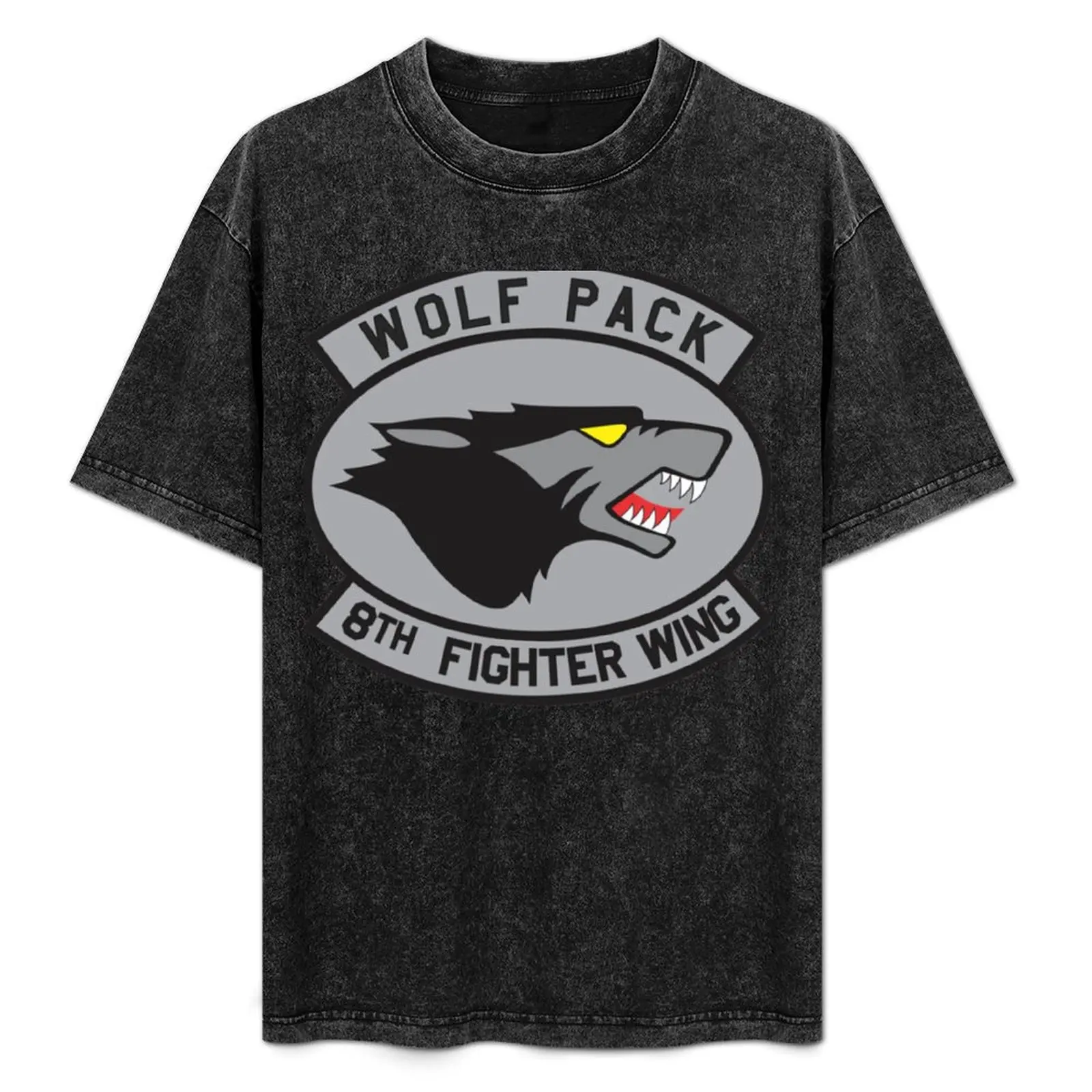 Wolf Pack - Kunsan Air Base - Republic of Korea - Clean Style T-Shirt T-Shirt tees baggy shirts funny t shirts for men