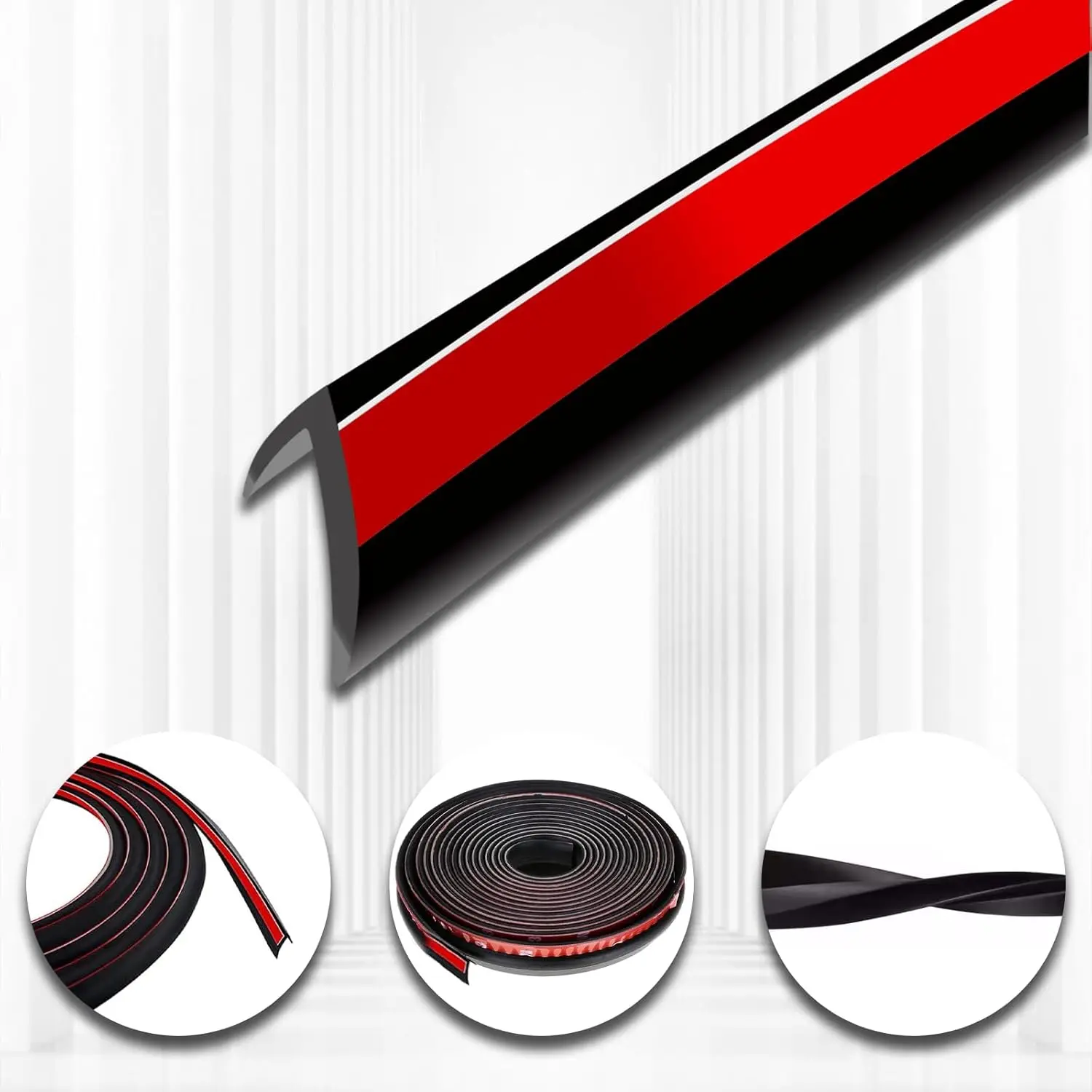 

Eliminating Vibration And Abnormal Noise Of Car Glass Strips Window Lifting Doors And Universal V-Shaped Window Sealing Strips