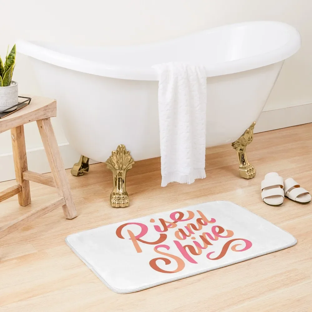 Rise and Shine Bath Mat DoorFor Entrance Door Slip-Resistant Mat