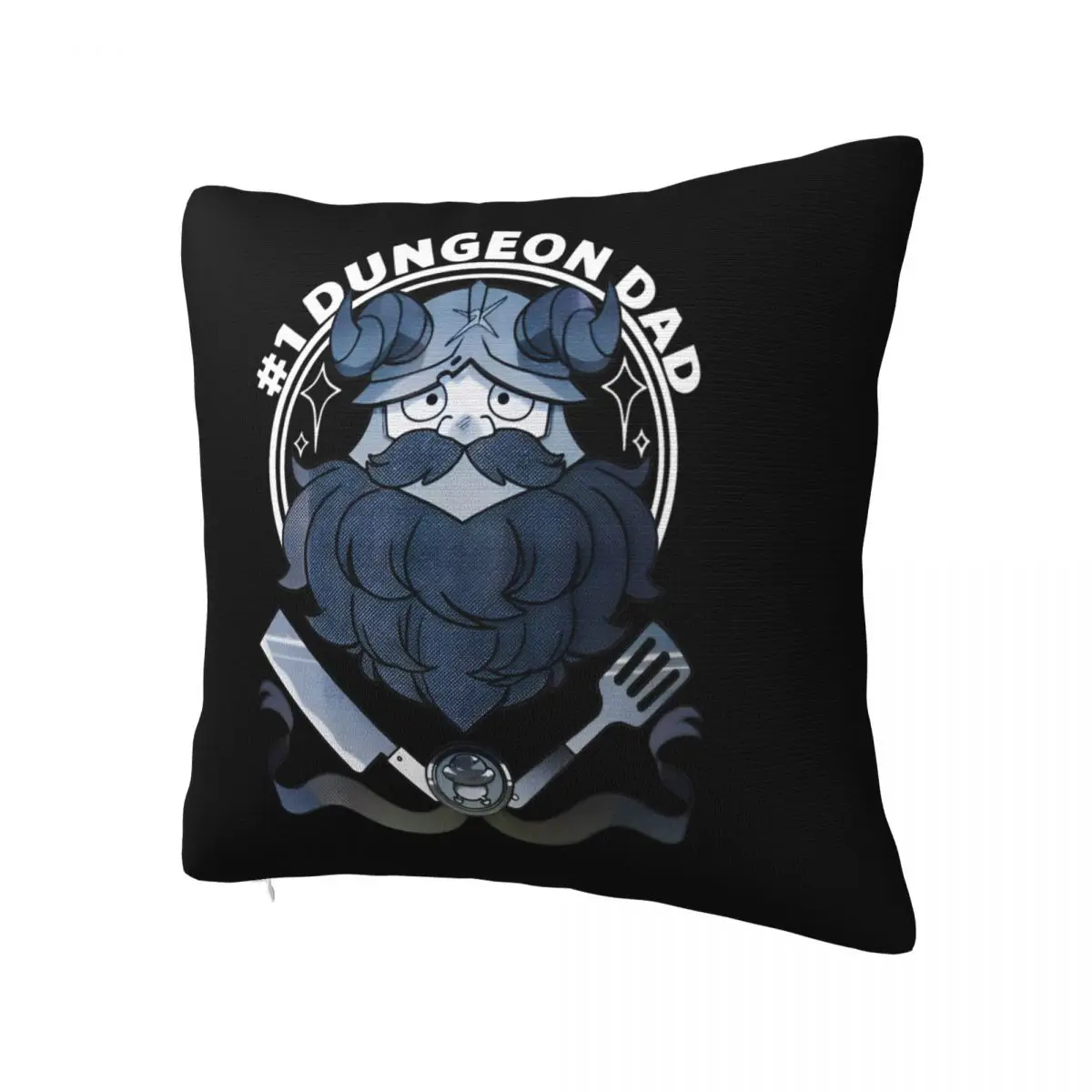 Senshi Dungeon Dad Pillowcase Double-sided Cushion Cover Decor Delicious In Dungeon Meshi Pillow Case Cover Home Zippered 40X40