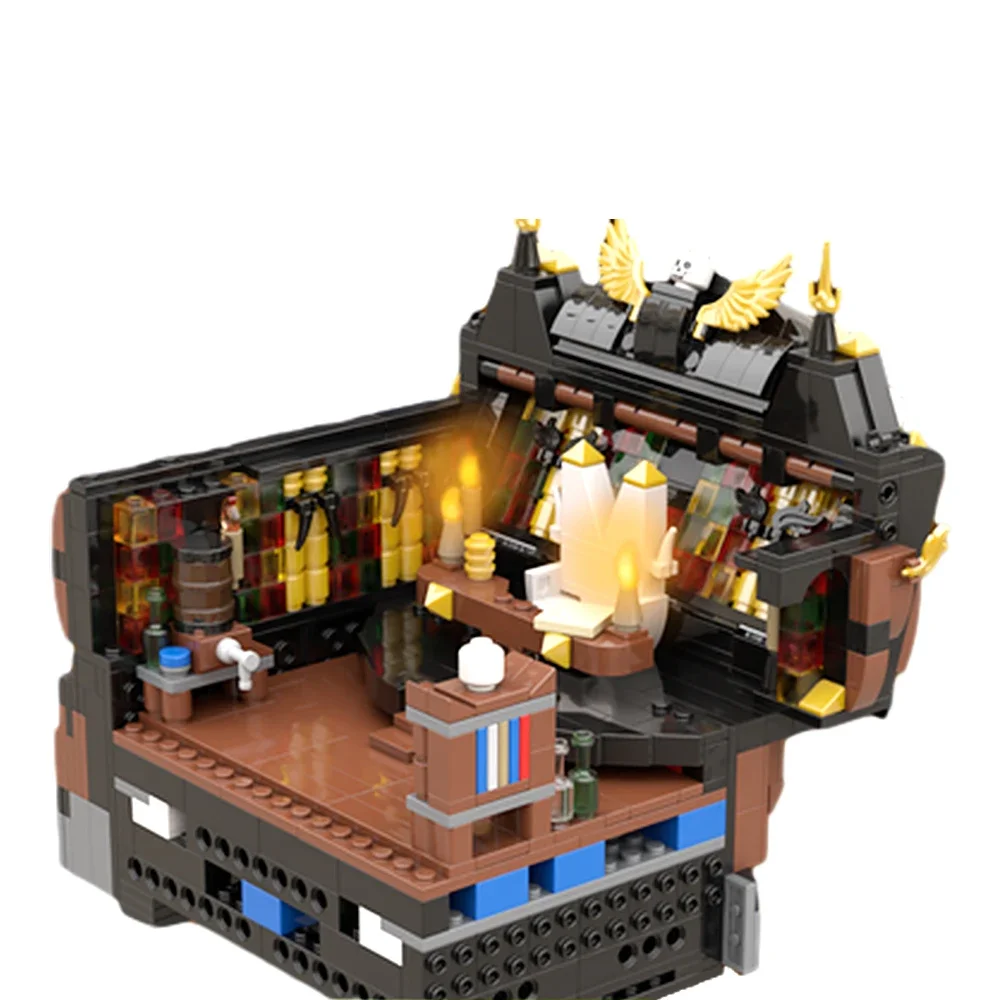 Gobricks Moc سفينة القراصنة اللبنات لعبة فانتوم راقصة لتقوم بها بنفسك الطوب القراصنة المشجعين جمع وضع التجميع لعب للأطفال هدية