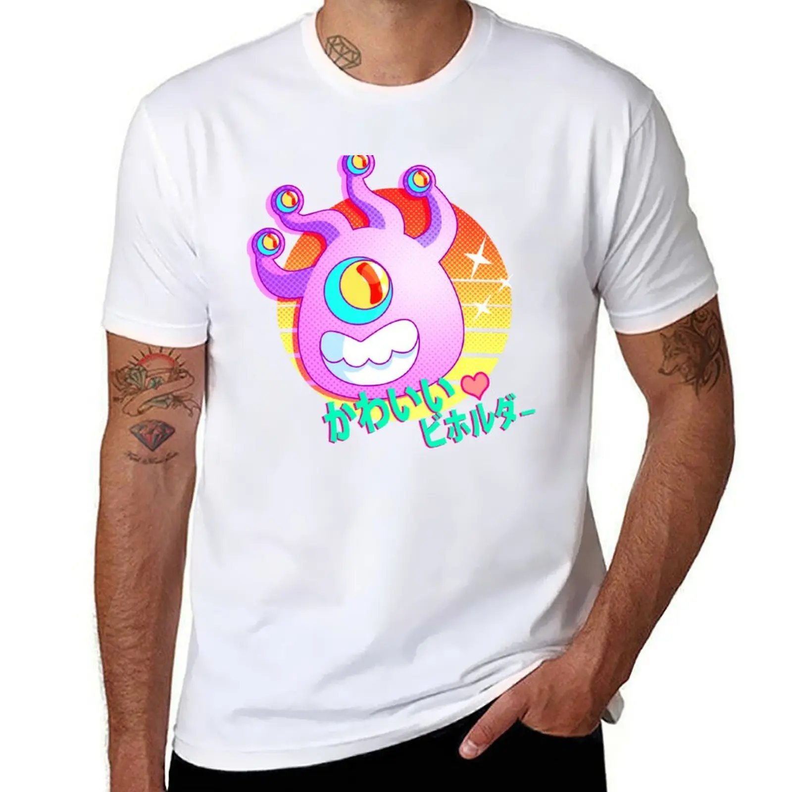 

 Purple Kawaii Bihorudaa  T-Shirt t shirt man designer t shirt for man 100 percent cotton T-Shirt
