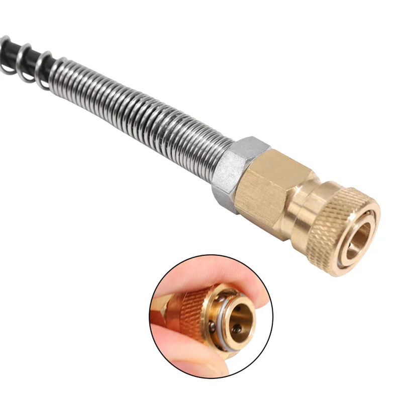 

VEHO-HPAT M18X1.5 Fill Refill Station Tank Charging Valve Dual Gauge With 50Cm High Pressure Hose