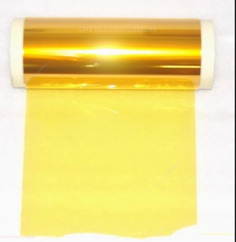 

6 микрон Pi, оригинальная пленка, изоляционная золотая бумага без клея, каптон, термостойкий материал, 0,006 мм, ультратонкий