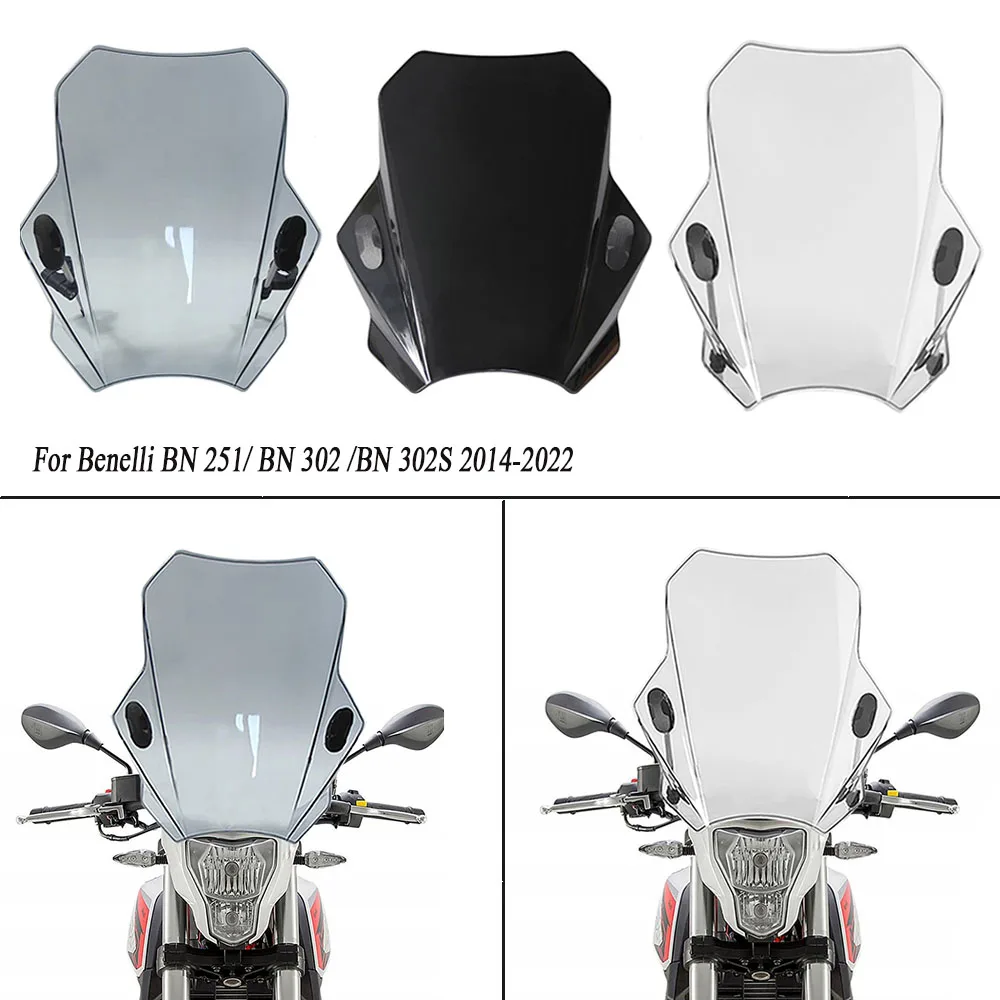 

Motorcycle High quality ABS plastic Adjustable Windshield Bat For Benelli BN 251 BN 251 BN 302 BN 302S 2014 - 2021 2022