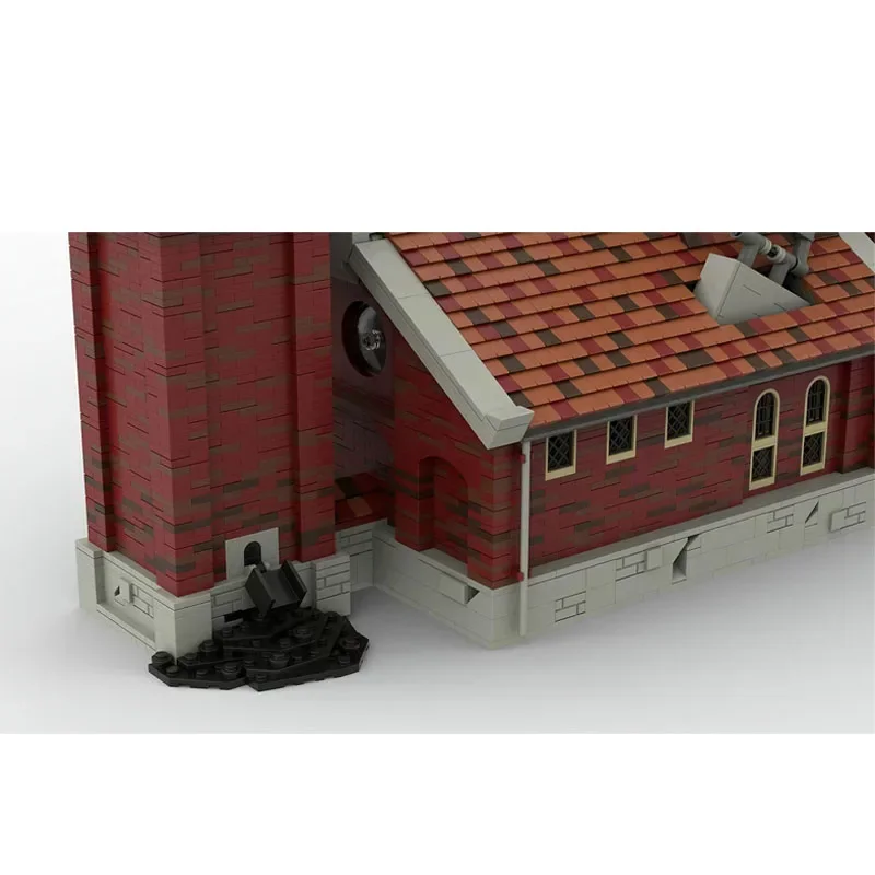 MOC-128654 Giant Vintage City Architecture Street View Coal Mine Assembly Splicing Building Block Model 14648Parts Kids Toy Gift