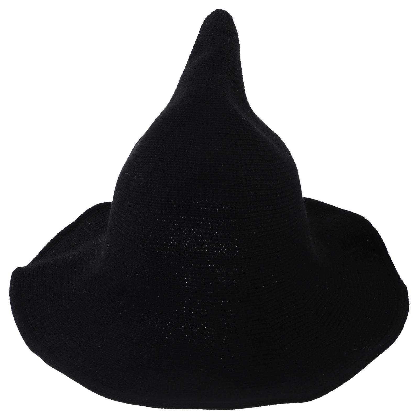 

Witch Hat nament Black Wool Thickened L 58 60cm Halloween Party Costume Decor Novelty Creative Comfortable Cosplay Camping