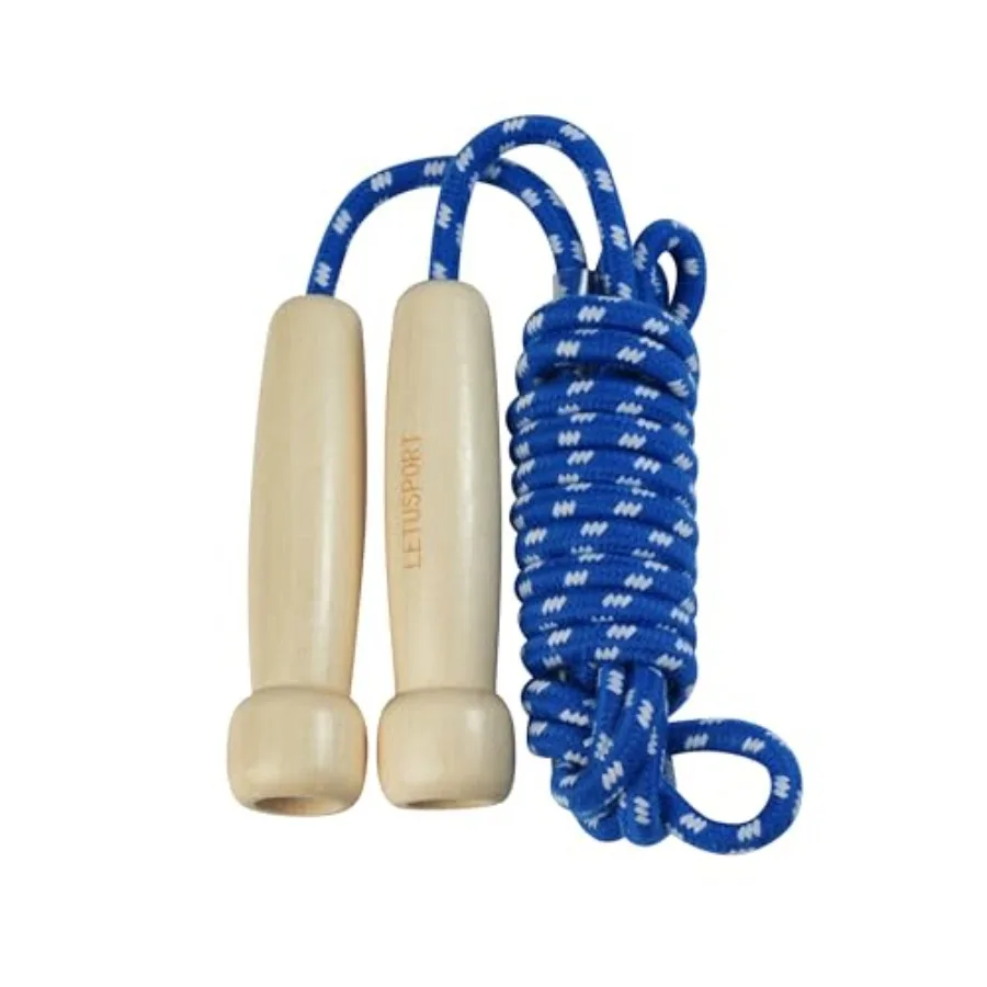 

8.8 Feet Jump Rope for Women Men Wooden Handle Jumping Ropes