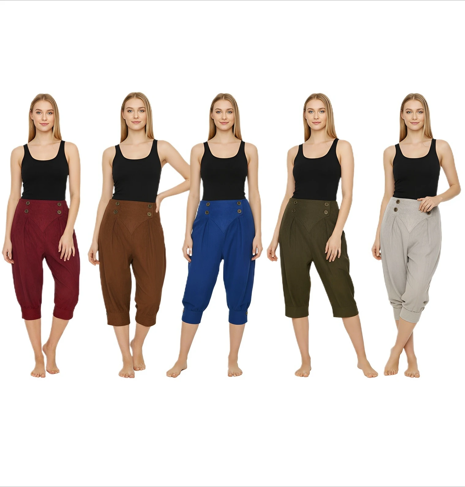 

Пиратские брюки-шаровары в стиле викингов для мужчин, средневековые штаны-блумеры, шорты для Хэллоуина, косплей для взрослых, модная уличная одежда