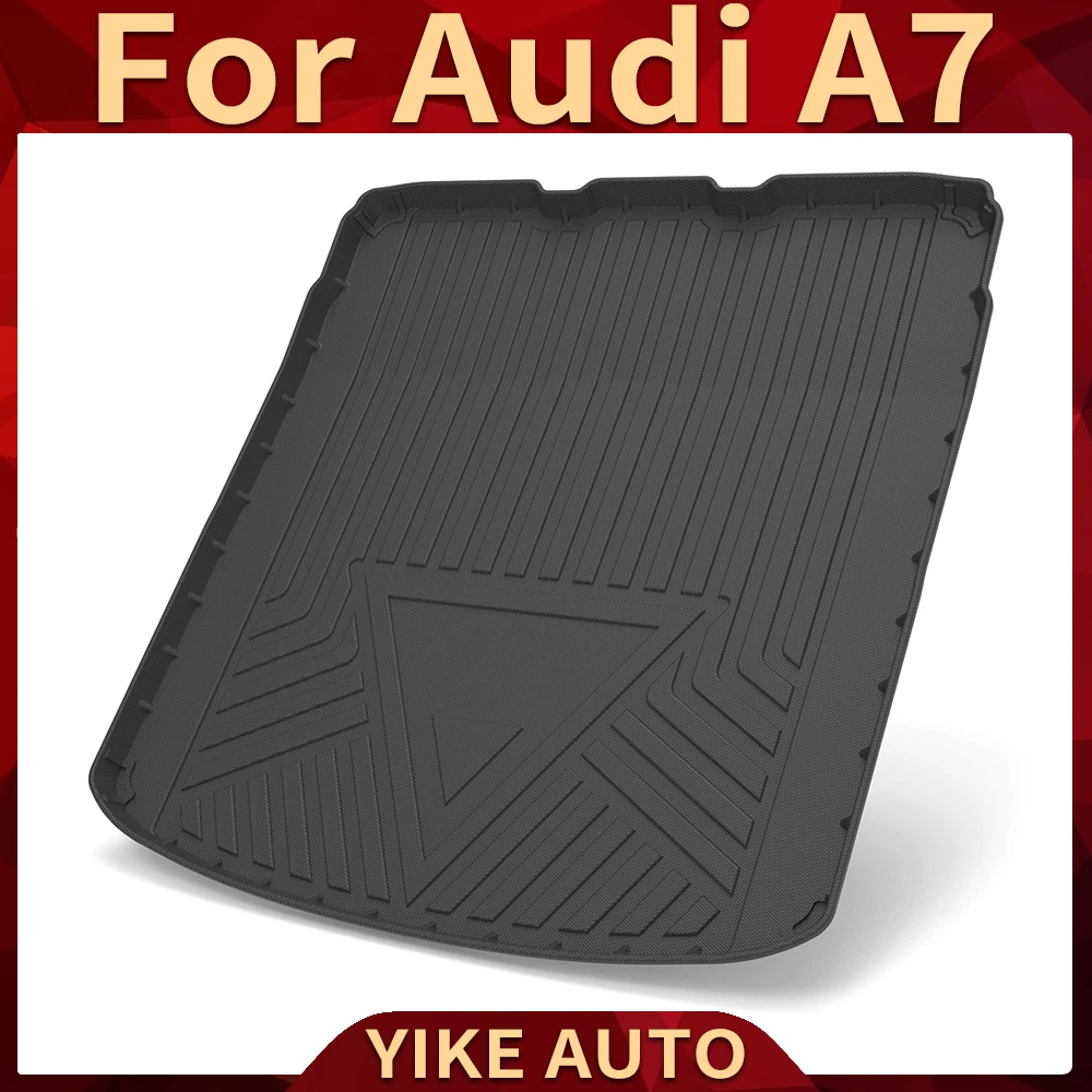 

For Audi A7 2019-2024 Auto Car Cargo Liner All-Weather TPE Non-slip Trunk Mat Waterproof Tray Trunk Carpet Accessory