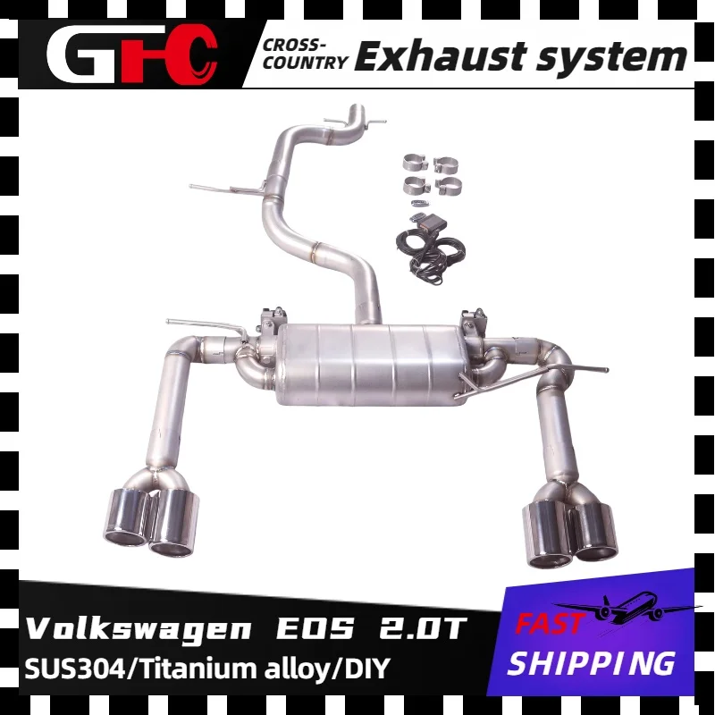 This is applicable to the valve exhaust of the GFC cat-shaped back exhaust system of the 2013 Volkswagen EOS 2.0T