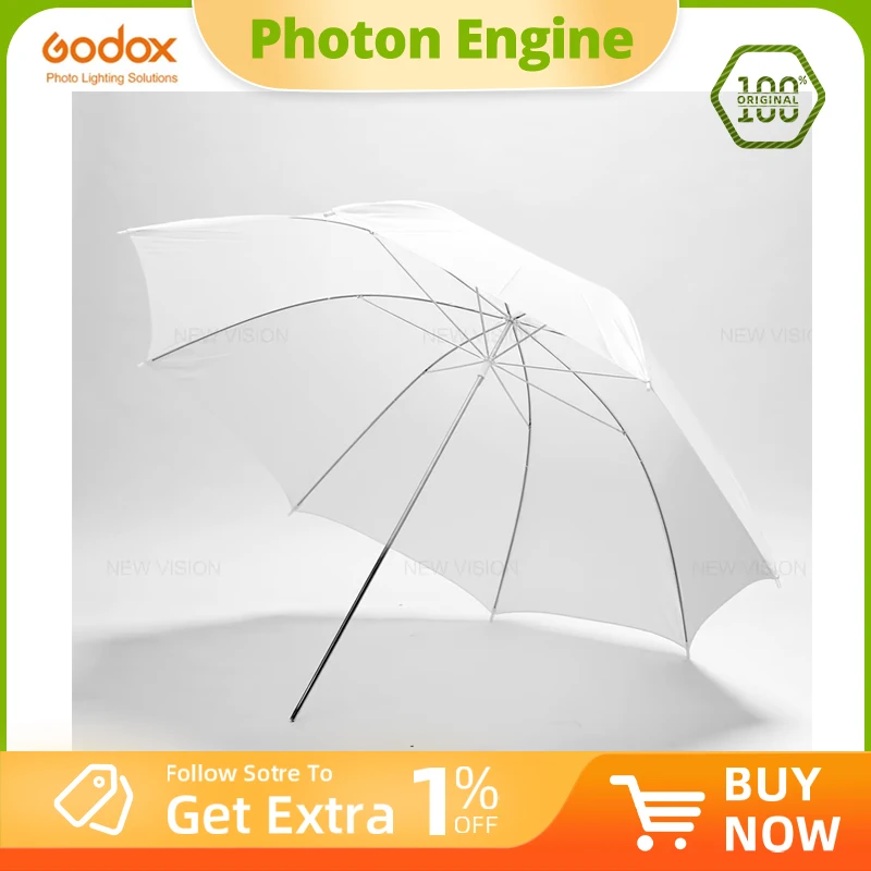 

Godox 40 "102 см мягкий белый диффузор студийная фотография полупрозрачный зонт для студийной вспышки стробоскопического освещения