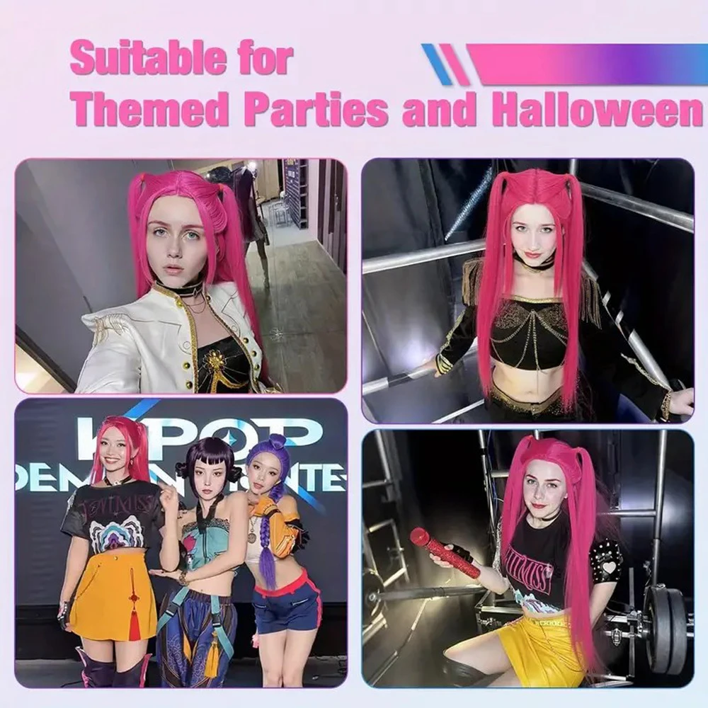 Ensemble de perruques de cosplay anime - Styles vibrants pour les amateurs de cosplay