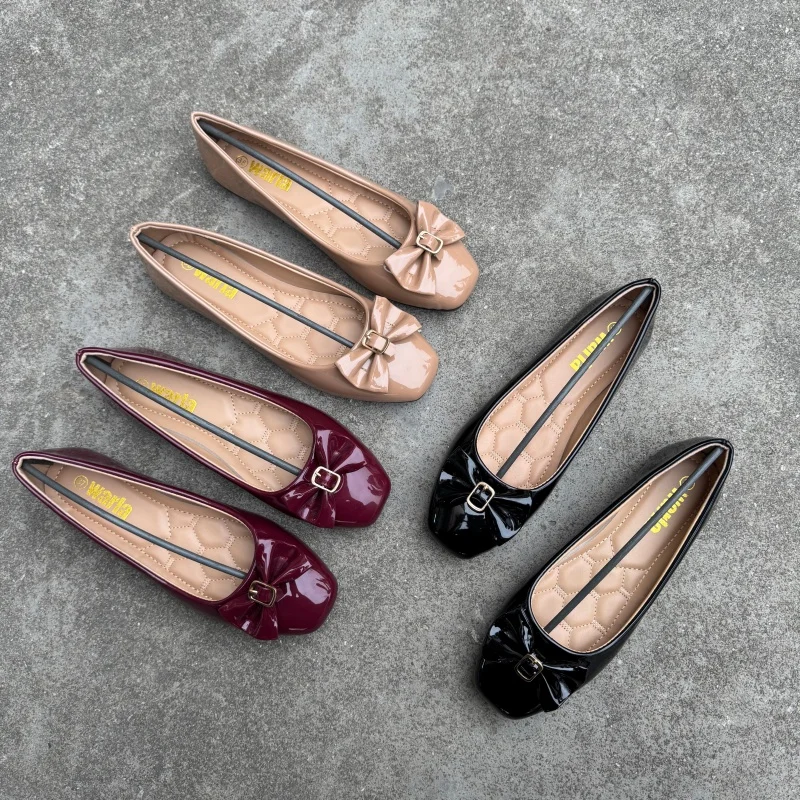 

Женские балетки-слипоны на мягкой подошве, весна-осень 2025, новинка, большие размеры, модные повседневные