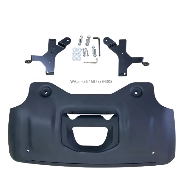 

Front Undershield Plate Bumper Guard Fits for 2020 2021 Defender 90 110 Car Bumpers Black