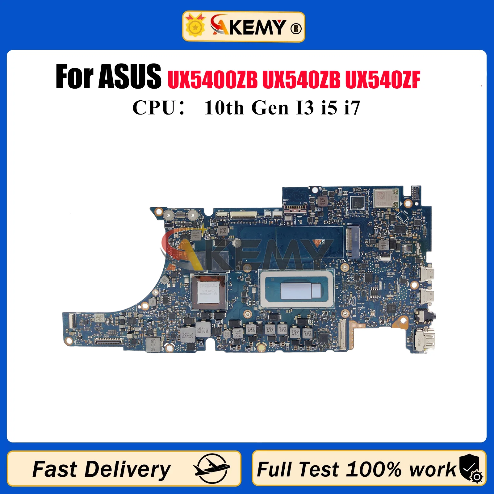 

UX5400ZB Laptop Motherboard For ASUS UX5400 BX5400ZF BX5400ZB P5400ZB RX5400ZF UX540ZB UX540ZF Mainboard With 10th Gen I3 i5 i7