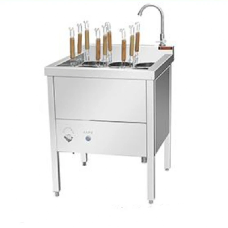 

Commercial vertical nine-hole liquefied petroleum gas gas noodle cooking boiler, pasta cooker kitchen equipment