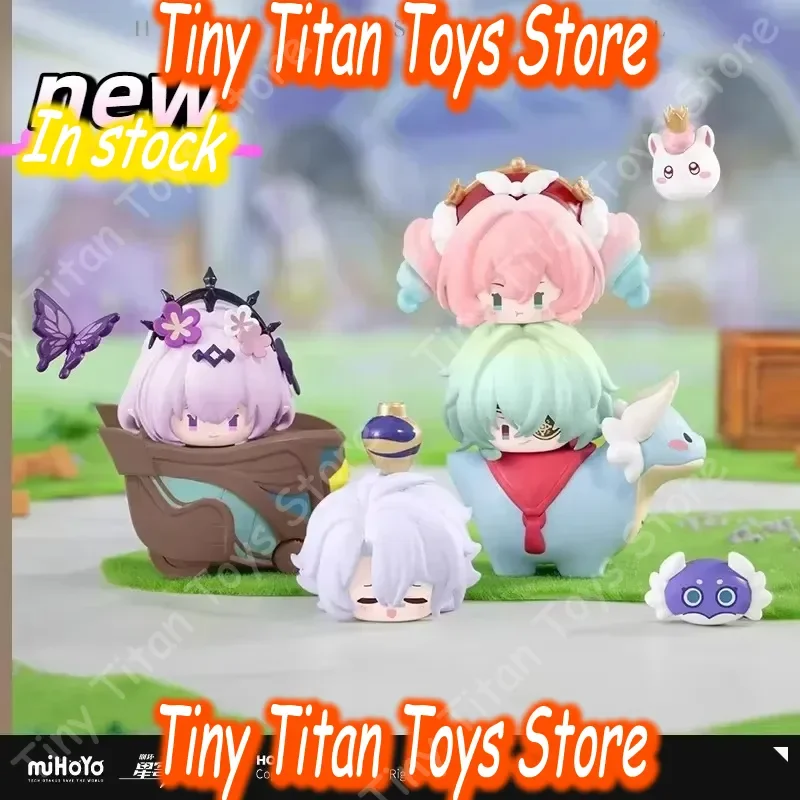Original Honkai：Star Blind Box Mini Doll Rail Amphoreus Sage Of Heroes Q-Topping 1.0 Series Anime Figure Mystery Box fans Gift
