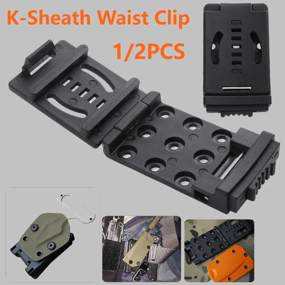 1-2 قطعة حزام خصر محمول بمشبك - مراجعة Outdoor Hunting Kit وسعره