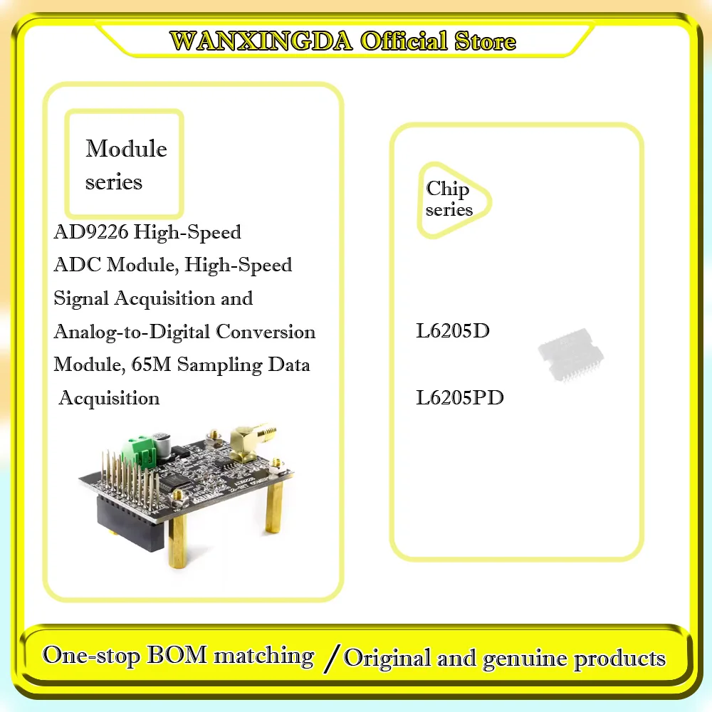 L6205 L6205D L6205D013TR L6205PD L6205PD013TR AD9226 High-Speed ADC Module for High-Speed Signal Acquisition Phone case