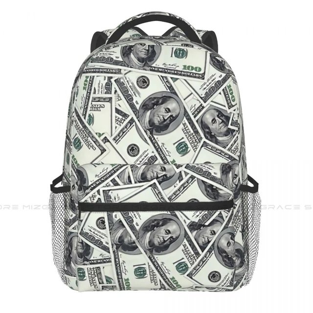 Money print bag store