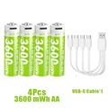 4Pcs AA