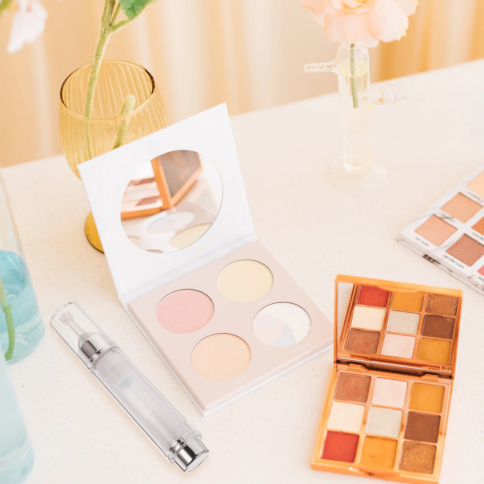 5pcs Eye Cream Refillable Pressing Sub Bottle For Essential Oil Essence Liquid Travel Use Cosmetics Needle Bottle