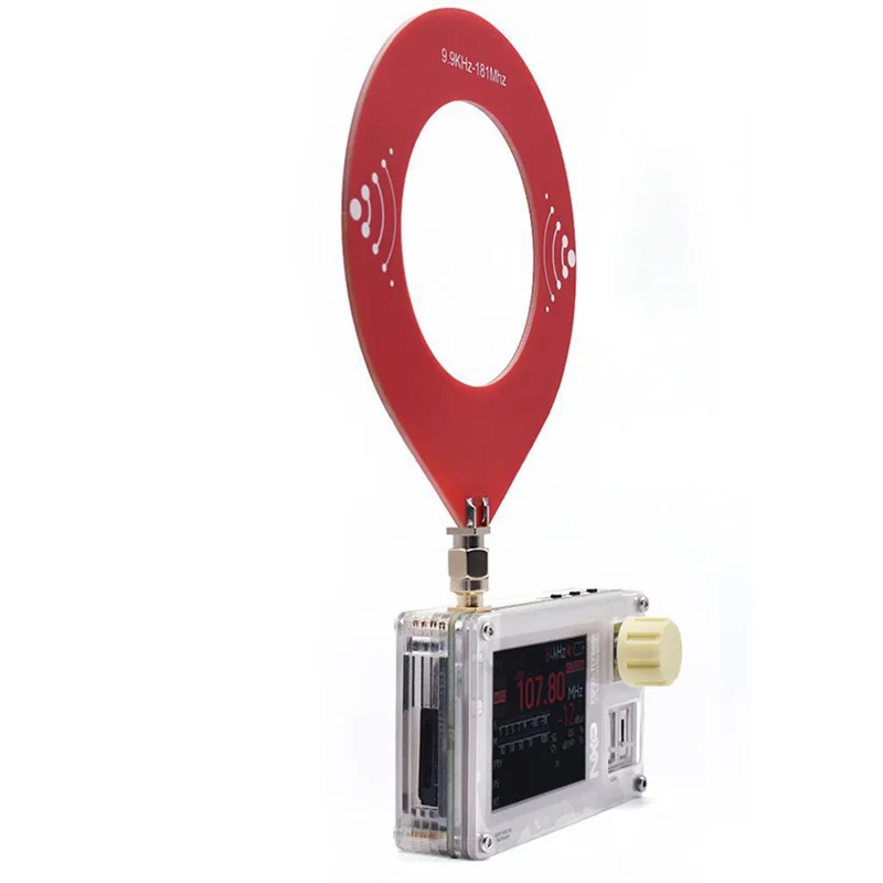 

-ABAB ESP32 Based Mini TEF6686 DSP Radio With Loop Antenna Full Band JAS Receiver Radiojas